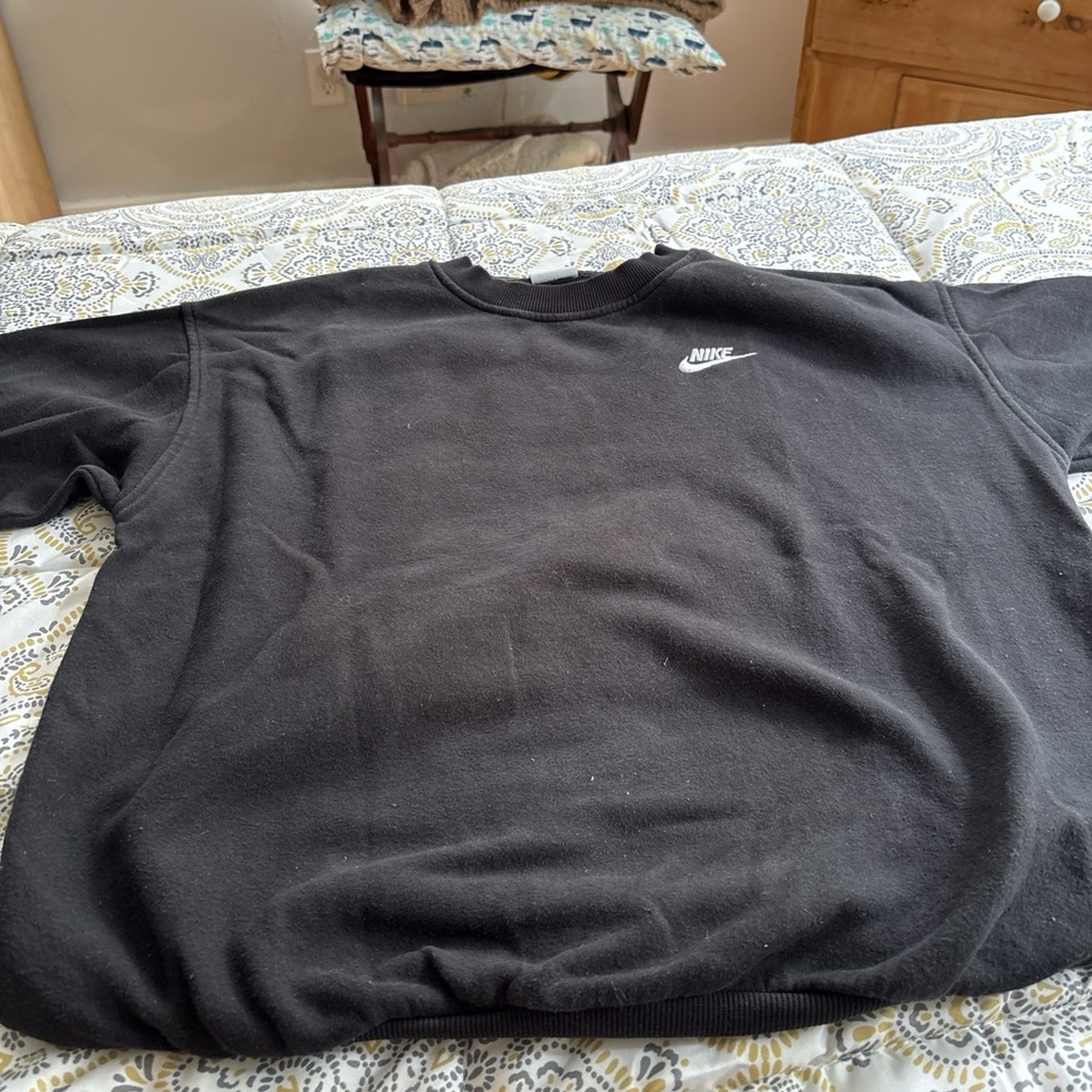 Nike Black and White Logo Sweatshirt
